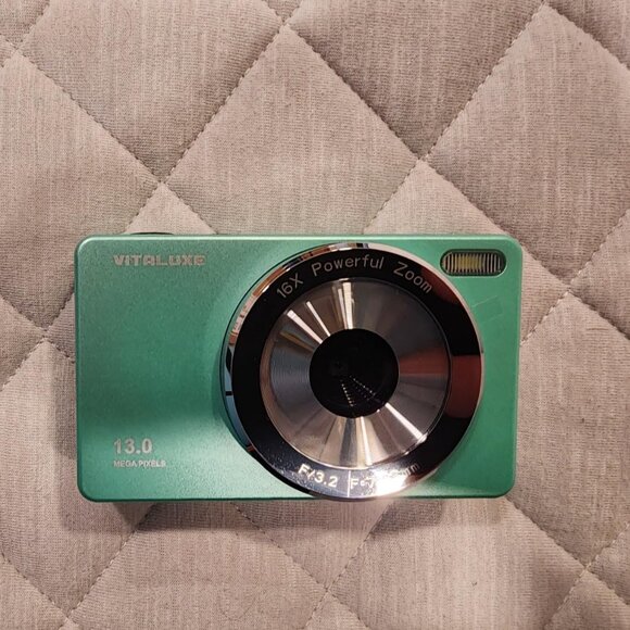 4K Digital Camera, Camera for Kids Real 13MP Point and Shoot